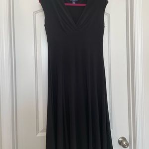 Chaps A line cap sleeve dress
